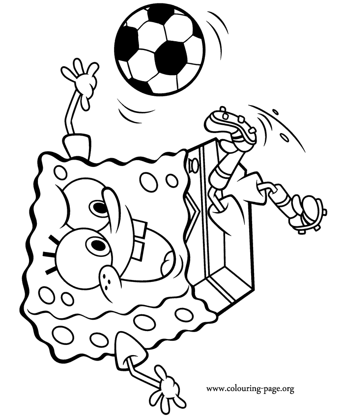 Plansa de colorat cu Spongebob 96 115